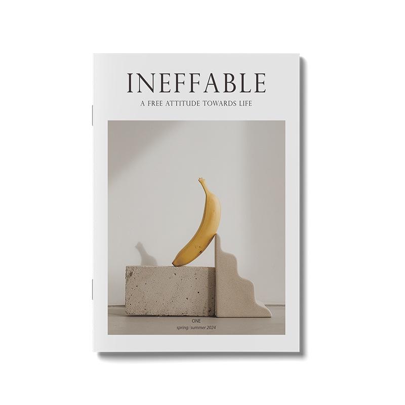 Minimalist English Magazine Prop Books for Photography, Home Decor, and B&B Styling