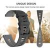 20mm 22mm Two-color Silicone Strap For Garmin Forerunner 265 165 55 965 955 255 570 970 Bracelet Wristband Garmin Venu 4/3 Belt