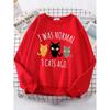 I Was Normal 3 Cats Ago Print Women's Hoody Fashion Hoodies High Quality Hoodie Oversize Loose Casual Female Sportswear
