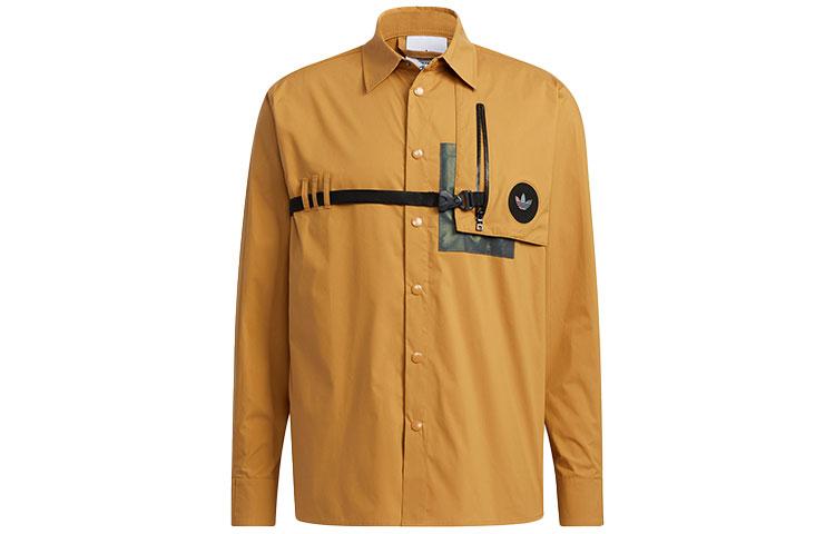 Adidas Originals Shirt Men s Wheat Brown H58072 S