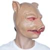 Halloween Animal Mask Chainsaw 3 Adult Horror Latex Headgear Prom Party Pig Head Mask Full Face