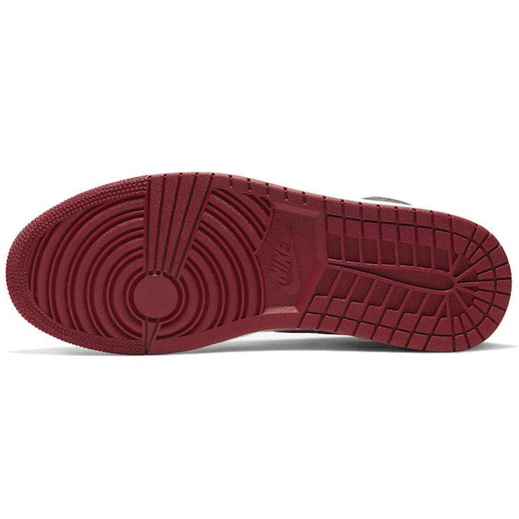 Air Jordan 1 Retro High OG Bloodline Unisex Sneakers Red Black Gym-Red 555088-062