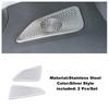Stainless Steel Dashboard Front AC Air Conditioning Vents Frame Cover Trim For Toyota Corolla   &Corolla Cross  - 2025