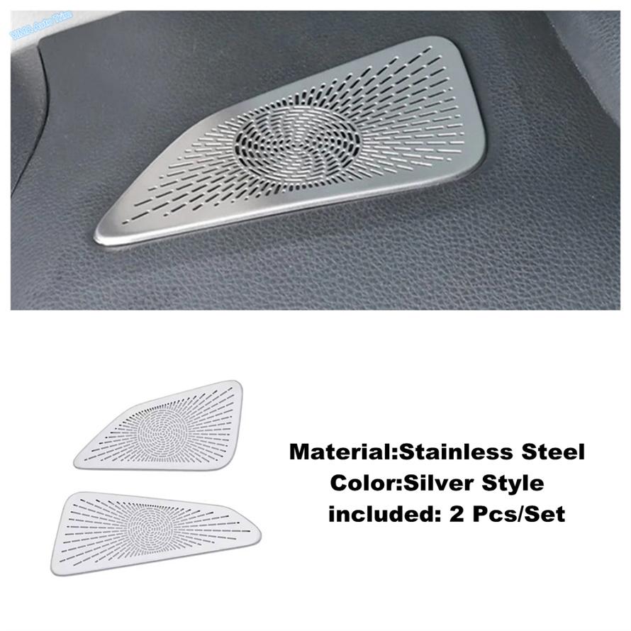 Stainless Steel Dashboard Front AC Air Conditioning Vents Frame Cover Trim For Toyota Corolla &Corolla Cross - 2025