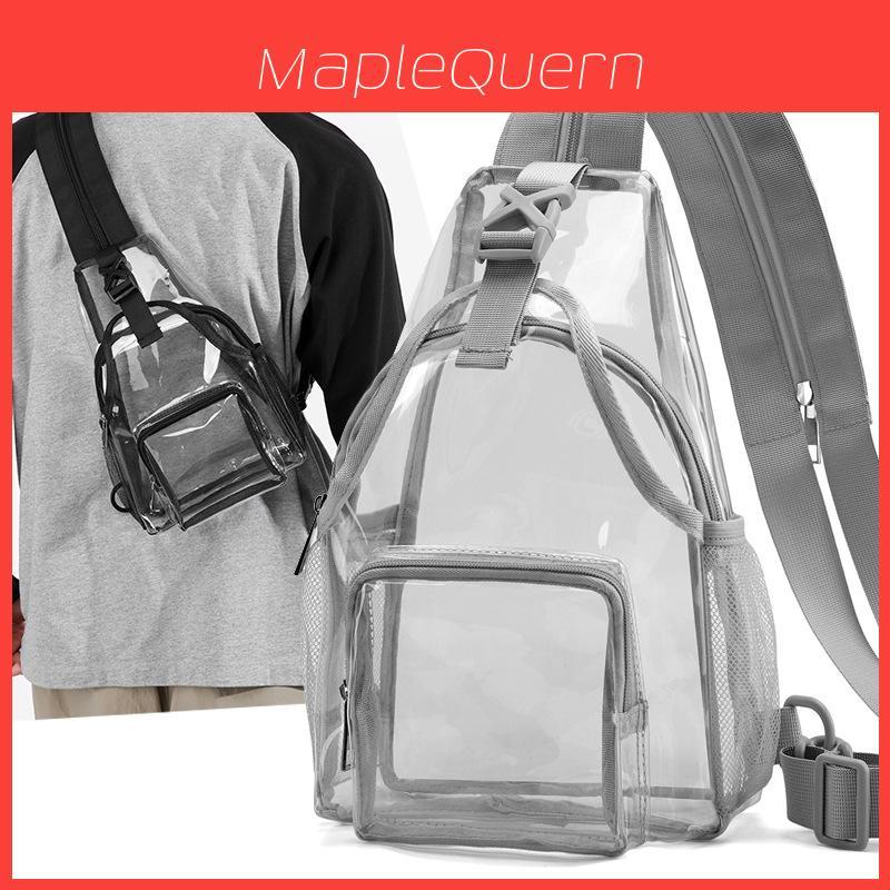 Pvc Transparent Backpack With Waterproof Design For Daily Use And 10in Laptop Storage
