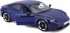 Burago Porsche Taycan 2019 Diecast Model Car, 1/24 Scale, Blue [Imported]