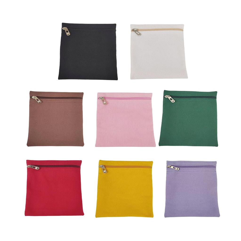 Sew in Side Pocket with Zipper Lightweight Easy Installation Phone Pouch Sturdy Canvas Coat Inside Pockets Secure Invisible