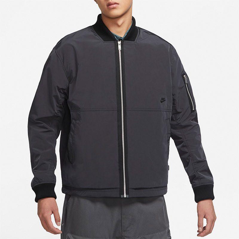 Nike Jackets Men's Black Stand Collar Moderate Other DD4715-010
