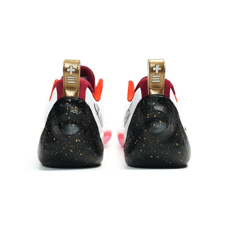 New LiNing Full City 13 Cushioning Wear-Resistant Rebound Low-Top Basketball Shoes Men's White Gold ABAV001-15