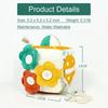 Baby Busy Cube Sensory Toys Activity For Toddlers Learning Educational Toys Developmental With Mirror Soft Infant 0-3 years