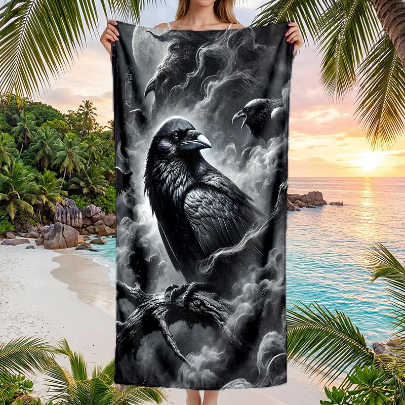 Vintage Artwork Fashion Beach Towel: Ideal for Summer Adventures Soft, absorbent and quick drying suitable for swimming and bathing