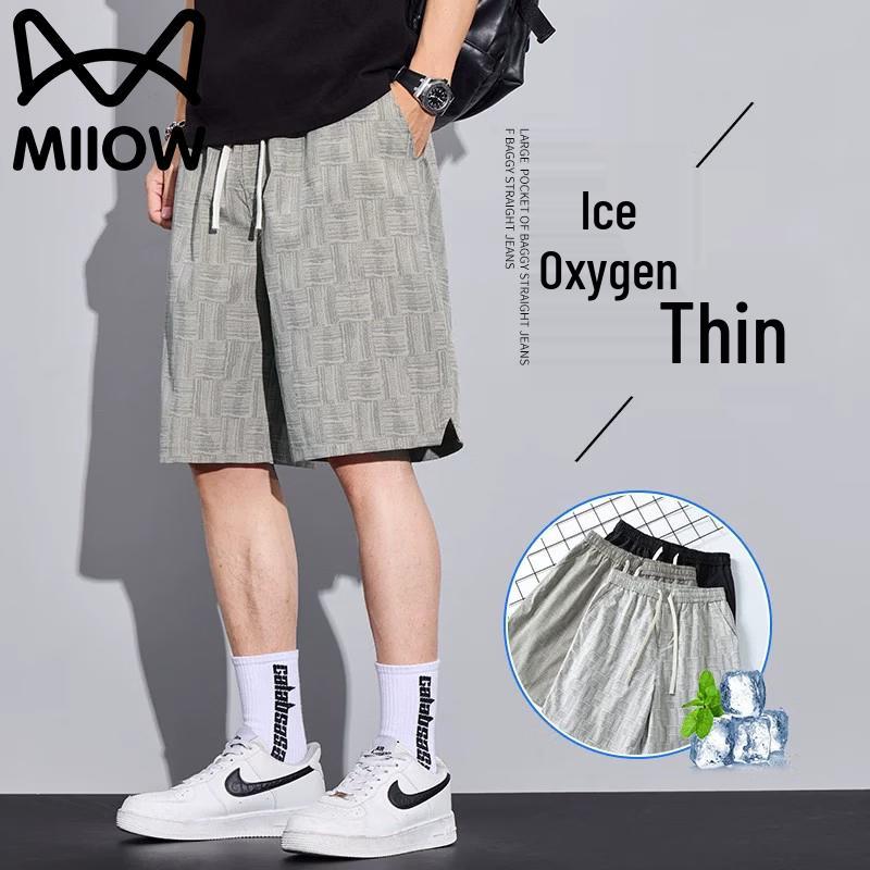 Miiow Men s Ice-Feel Quick-Dry Loose Fit Shorts XL