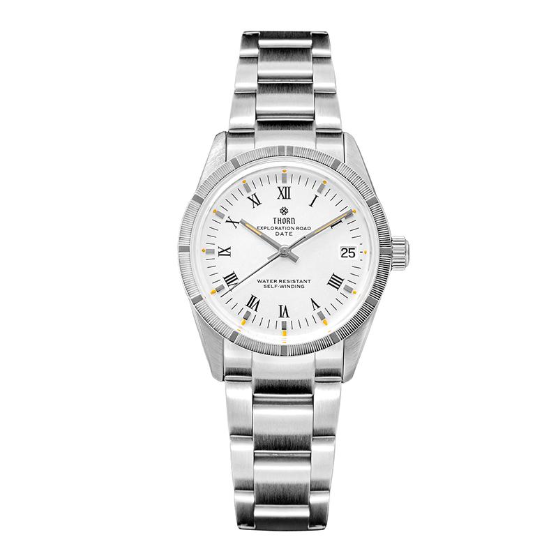Thorn T004 Mechanical Watch PT5000 Automatic Movement Fashion Couple Watch 100m Waterproof Sapphire Luminous 34mm Tribute Watch
