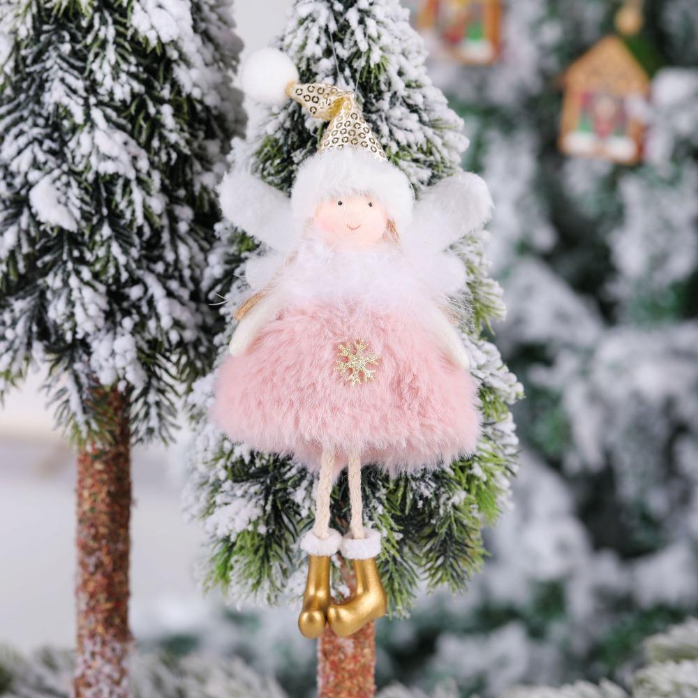 New Christmas Supplies Christmas Feather Angel Christmas Tree Decoration Pendant Small Pendant Christmas