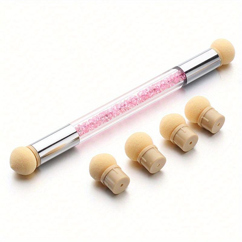 Double Head Nail Art Sponge Gradient Pen With Replacement Heads