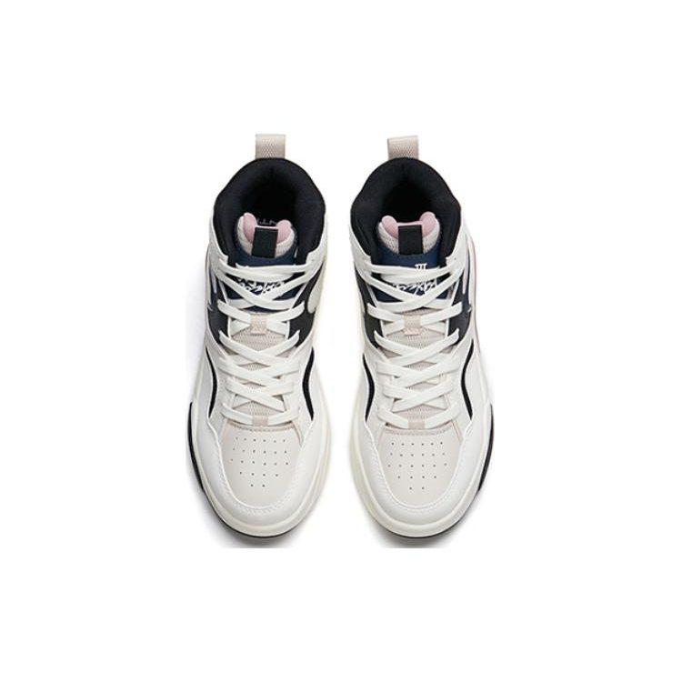 Anta Lieyan3.0 Textile, Synthetic Leather High Top Slip Resistant Abrasion Resistant Skateboard Shoes Women's 122248088-2