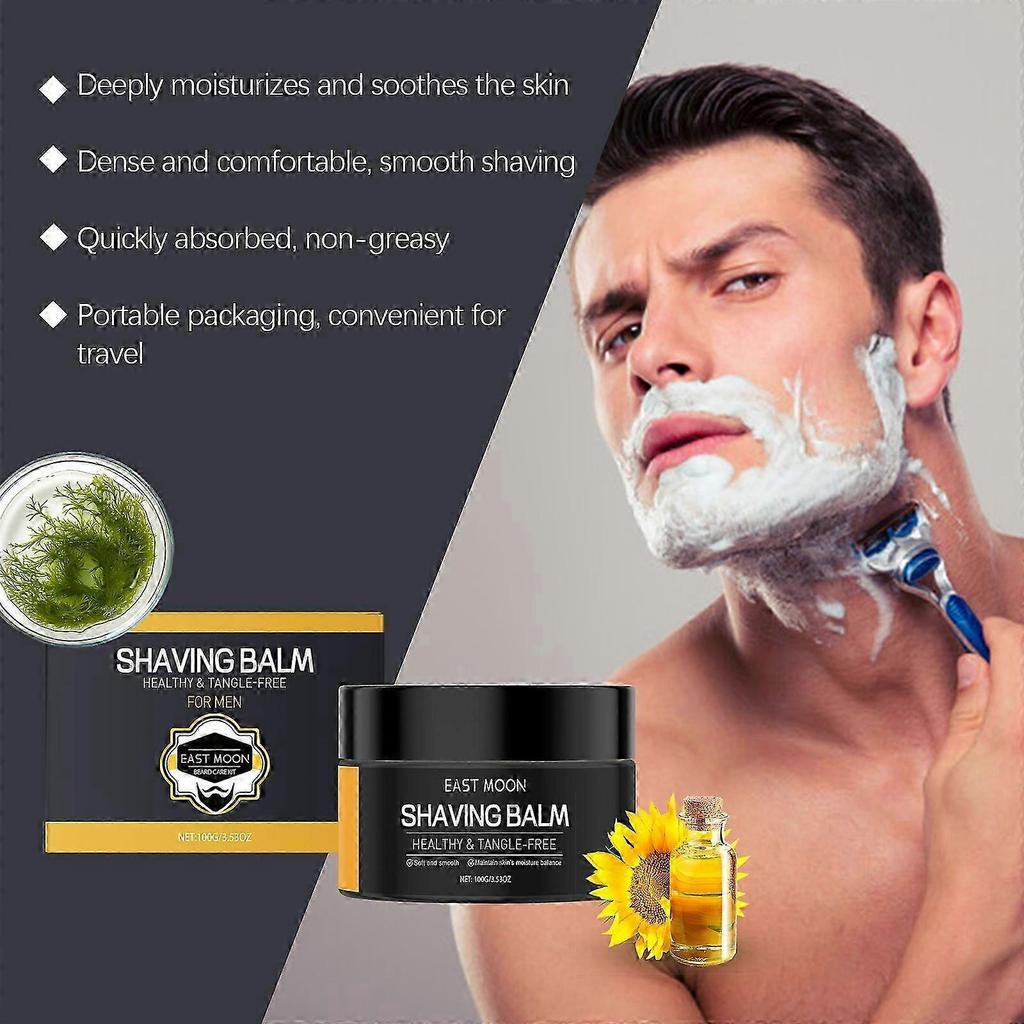 Moisturizing Shaving Cream with Glycerin & Seaweed - Smooth, Soothing, Long-Lasting Hydration