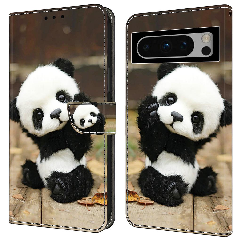 For Google Pixel 9/Pixel 9 Pro Case PU Leather Wallet Flip Phone Cover Pattern Printing