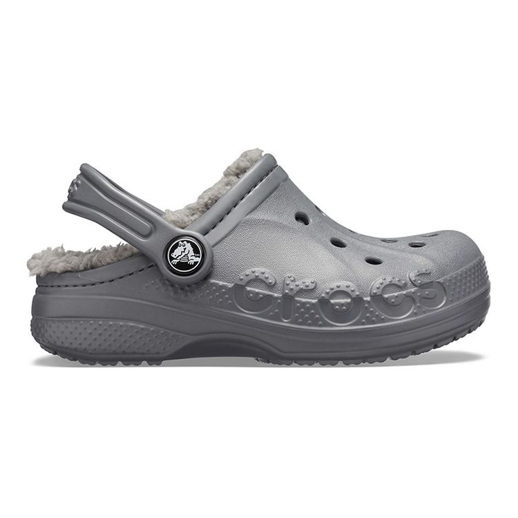 Crocs Bayaband Comfortable Warm Cotton Sandals Kids Sandals Gray 205977-00Q