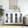 VidaXL Wall Cabinets 2 Pcs White Engineered Wood 3197905