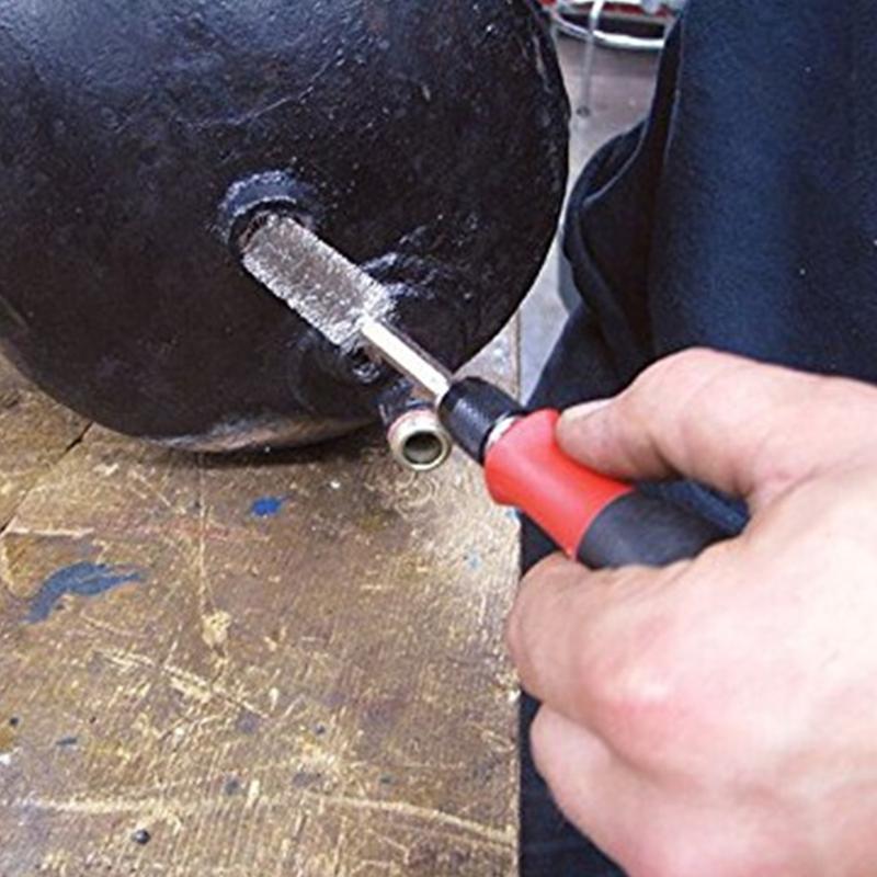 10 Piece Stainless Steel Wire Brush Set Hexagonal Shank For Metal Deburring Cleaning Polishing 8-19mm Size