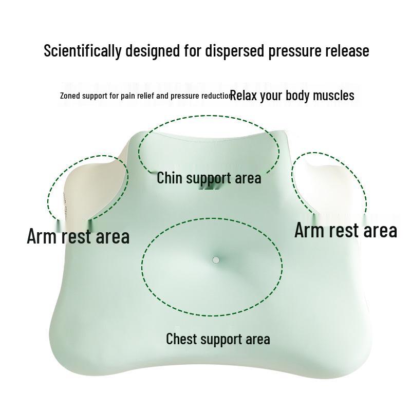 2026 Multifunctional Memory Foam Pillow: The Perfect Nap and Bedtime Companion Mint Green