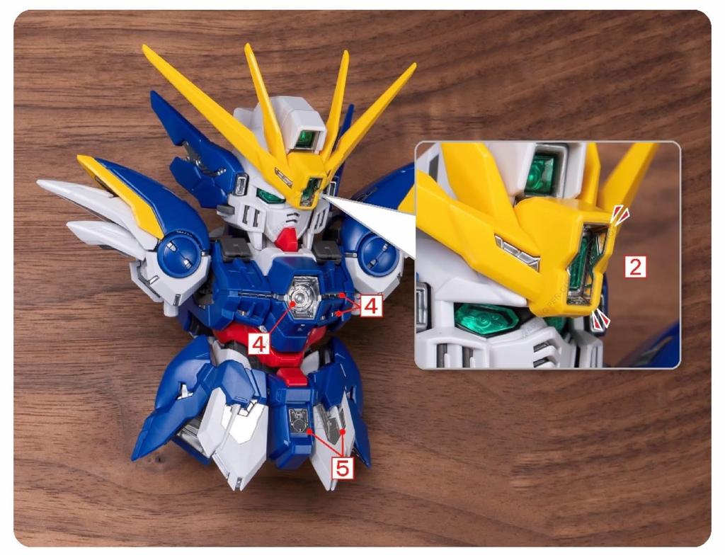 TAS Metal Parts for and PG Modifications Wing Gundam Zero High-Quality HG, RG, EG, MG, MGSD, Robots, Detail-Up (MGSD EW)