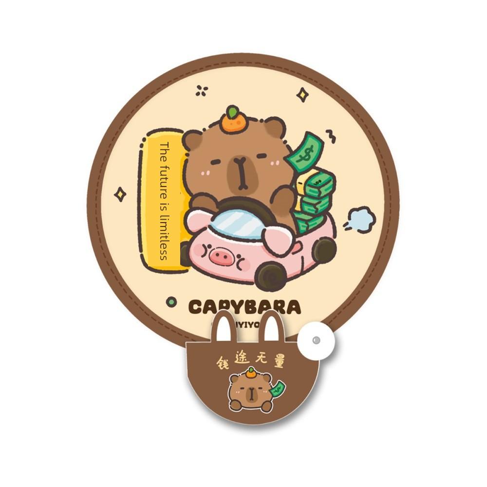 Cartoon Fan Portable Summer New Model Durable Foldable Compact Travel Ultra-Lightweight Women's Mini Round Fan