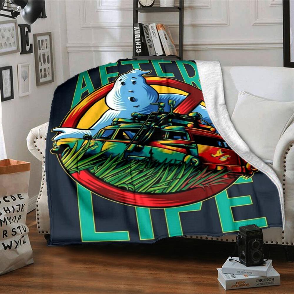 Ghostbusters Blanket Warmthful Decor Perfect for Office Chair Bed Seaside for All Occasions Stylish Decor Gift for Travel Home Birthdays