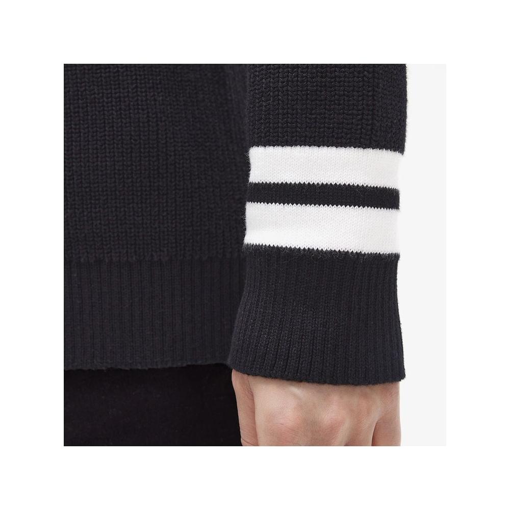 Fred Perry [headquarters Genuine] Fred Perry [sharp] Stripe Trim V Neck Knit  102  Afpm2438541 102 qzgAfpm2438541 102