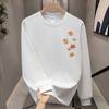 T-Shirt Trendy Long-Sleeved Heavy Round Neck Casual T-Shirt Fashionable European Station Men'S High-Quality Cotton T-Shirt