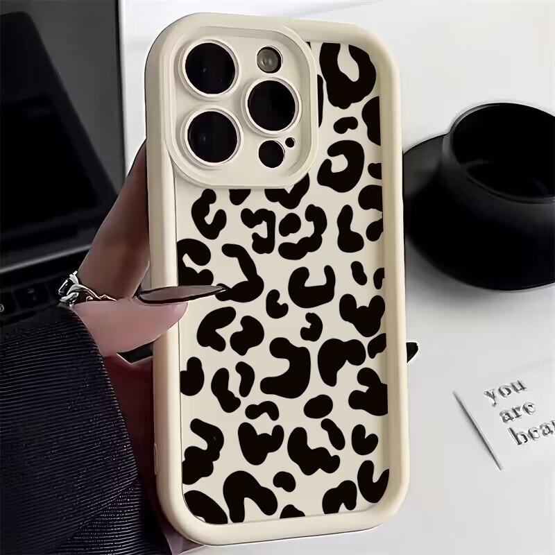 Pattern Leopard Print  Phone Case For iPhone12 14 15 16 13 11  Pro Max Mini 7 8 Plus SE2 X XR XS 13 16 15 Shockproof Soft Cover