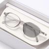 2026 New Fashionable HD Photochromic Women's Reading Glasses Ultra Light Neutral High Quality Luxury Anti Blue Light Glasses