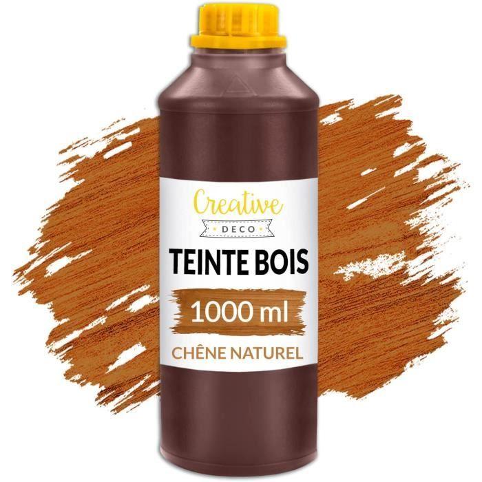 Teinture Bois - Creative Deco - Chêne Naturel - 1L - Séchage Rapide - Non Toxique - Acrylique