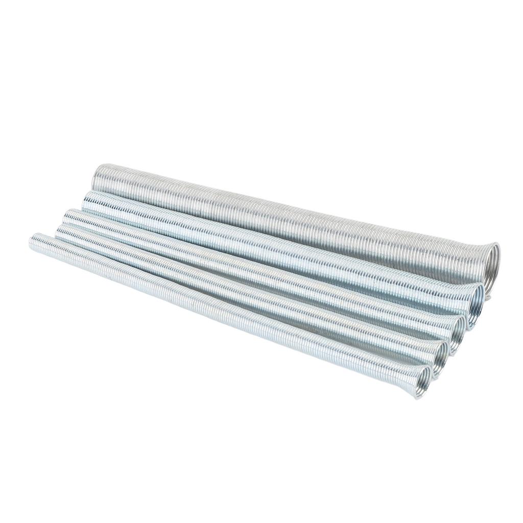 210mm Spring Tubing Benders Kit 1 4 5 16 3 8 1 2 and 5 8 Inch Metal Tube Bender Set for Copper Brass Aluminum and Thin