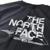 The North Face Short Sleeve with Back Mountain Sketch Oversized TNF Size M Men's T-Shirt Print, Black, Tee, Black/White Dune, [Used]