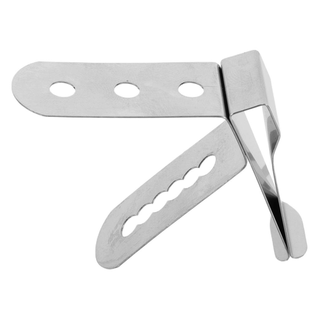 Food Grade 304 Stainless Steel Temperature Probe Clip Versatile Thermometer Holder for Coffee Machines Milk Tea Pots Pans Grills
