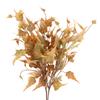 CV22198-4 Thistle Artificial Flowers Branch Complementary Bouquet Thistle Leaves Cemetery Decoration