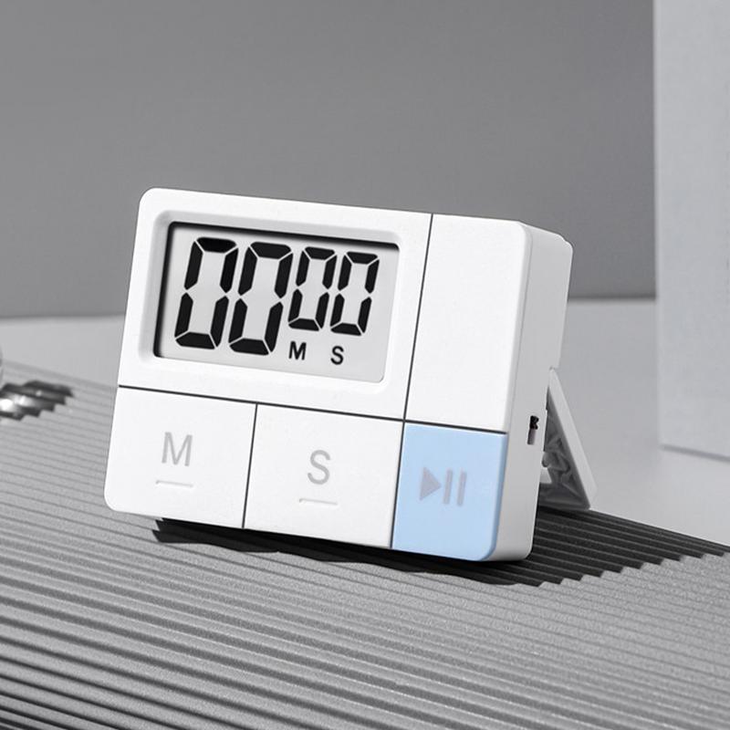 Temporizador de Cozinha Digital Temporizador de Cozinha Magnético Alimentado por Bateria Display de Alta Definição Ferramenta de Gerenciamento de Tempo Para Yoga Cuidados com a Pele