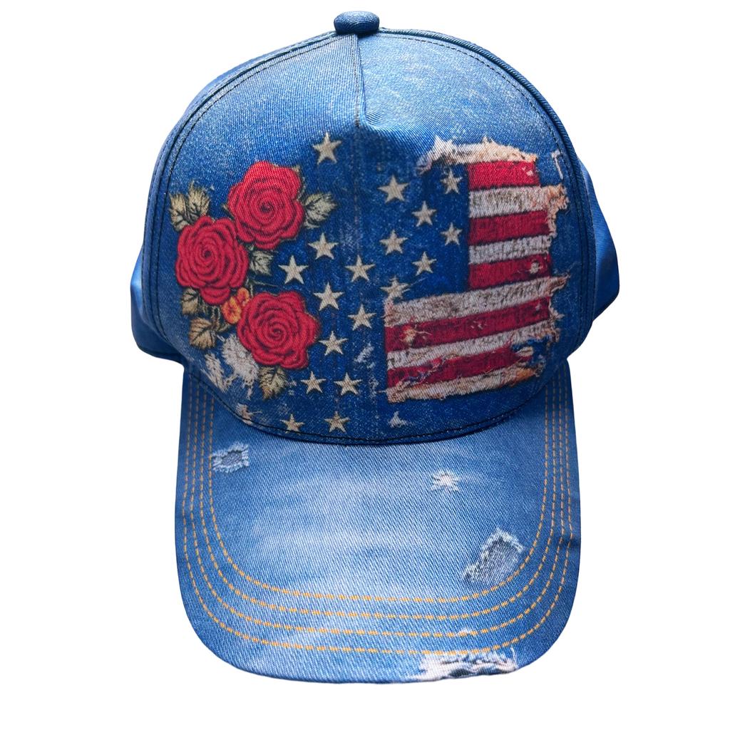 Men's And Women's American Anniversary Commemorative Digital Print Baseball Cap For Adults With Retro Elements