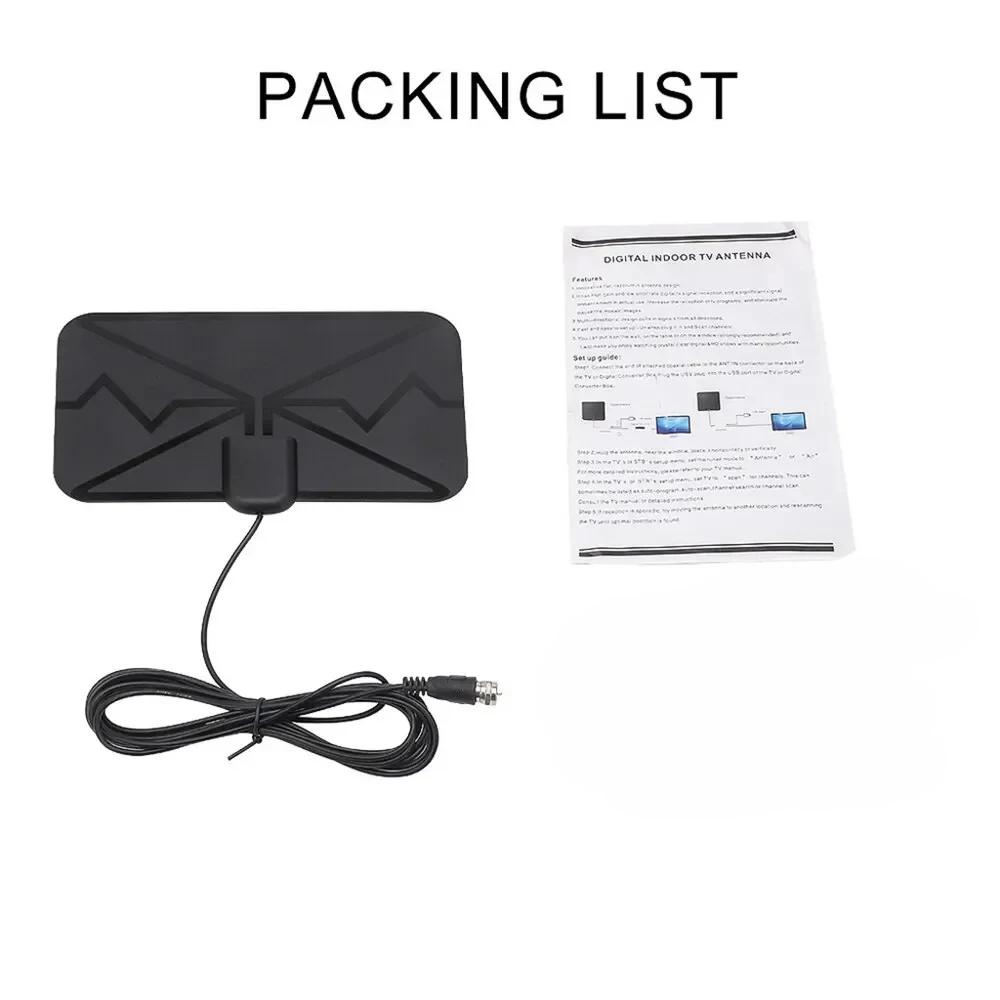 3000Miles TV Antenna 8K 25 High Gain HD TV Digital DVB-T2 Box EU Plug Booster Active Indoor Amplifier For Car RV travel smart tv