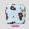 Cartoon Menstrual Pad Storage Bag - Portable and Compact for Students