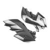Carbon Fiber Painting Fuel Gas Tank Side Trim Pannel Cover Fairing For Kawasaki Z250 2013-2018 Z300