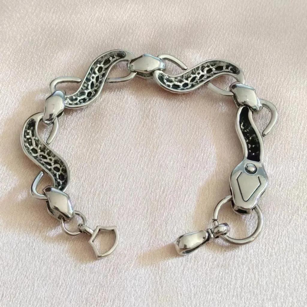 Men's Punk Jewelry Snake Bracelet Exaggerated Punk Jewelry