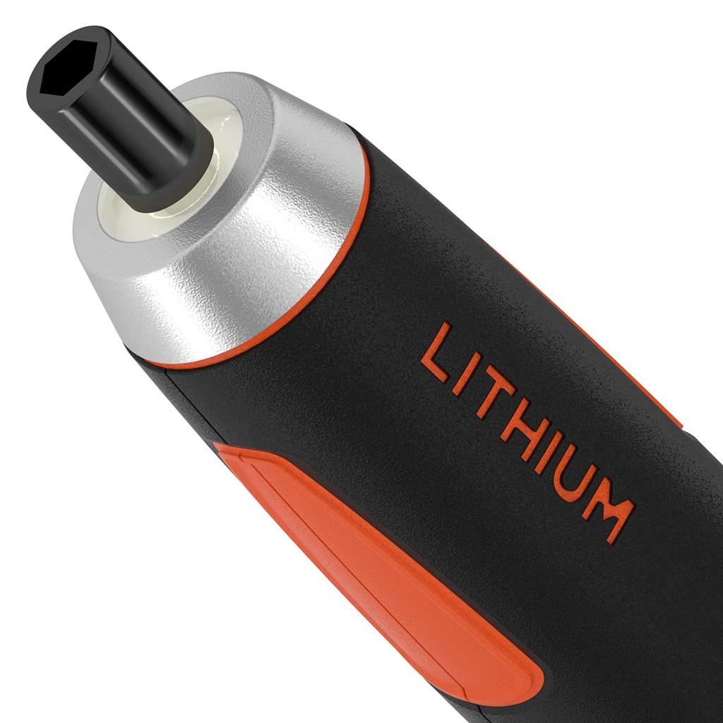 Batteridrevet Trykk DIY Kraftfesting LED 26 Bæreveske BD40K27 BLACK+DECKER Skrutrekker, Verktøy, Verktøy, 5-trinns Justering, Kompakt, Lett, 3.6V, Bits,