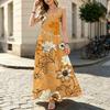 Summer Women's Bohemian Floral Sleeveless Maxi Dress: Loose,Lightweight & Comfortable Versatile for Daily Casual,Party Wear