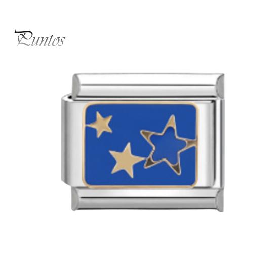 

1/2/6/8/10 шт DIY ювелирные аксессуары луна звезда печать нержавеющая сталь 9 мм итальянский браслет с подвесками ювелирные изделия набор для самостоятельного изготовления подарков для индивидуального заказа 1pc