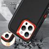 For iPhone 16 Pro Max Case Kickstand Shockproof PC+Silicone+EVA Phone Cover