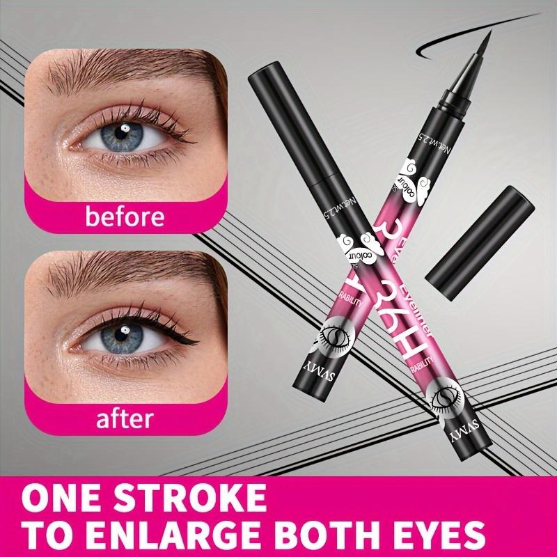 1pc Smudge & Waterproof Black Liquid Eyeliner Pen - Beginner Friendly, Long-Lasting Eye Makeup