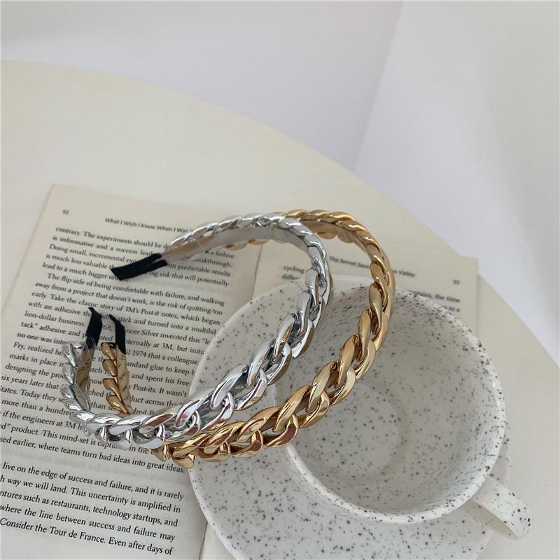 Einzigartiges und modisches Metallketten-Haarband, stilvolles und vielseitiges Stirnband im neuen Stil